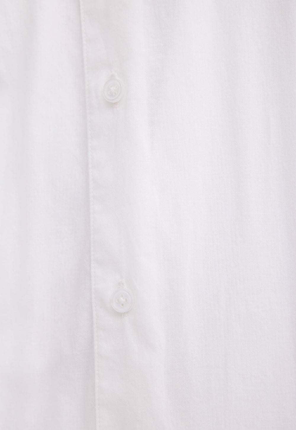 Jac+Jack FOLDED COLLAR COTTON SHIRT in White
